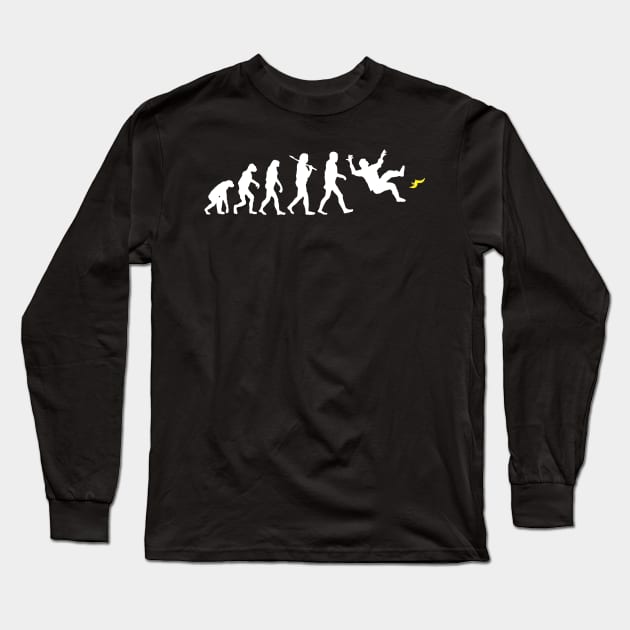 Devolution of Man Long Sleeve T-Shirt by Stacks